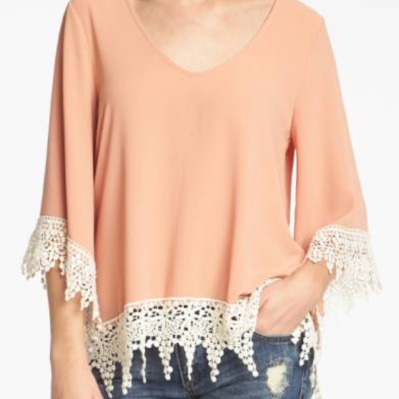 ASTR Crochet Trim Top - Picture 5 of 6